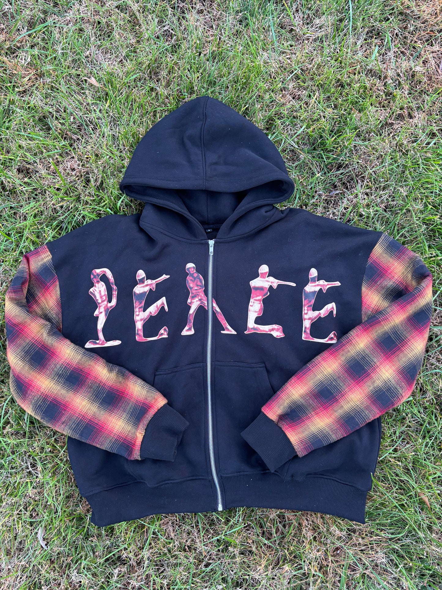 "Solider Peace" Zip Up