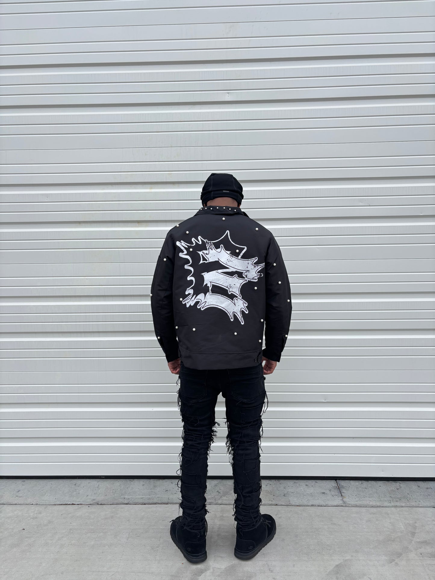 "Live In Pearls" Work Jacket