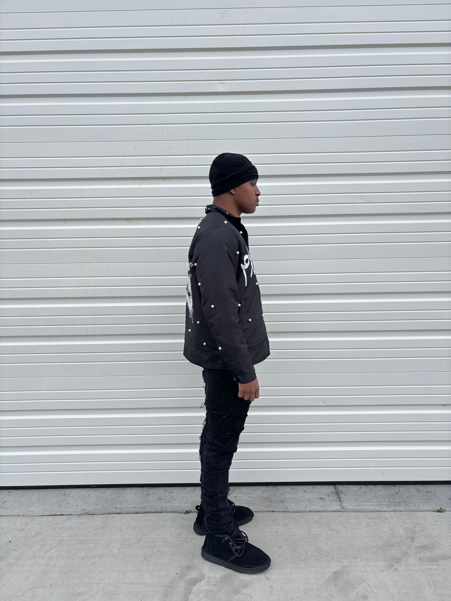 "Live In Pearls" Work Jacket